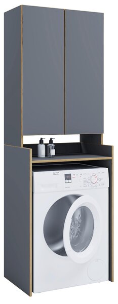 SKRINKA NA PRÁČKU, antracitová, 67/200/48 cm MID.YOU - Online Only technická miestnosť, Online Only