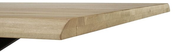 JEDÁLENSKÝ STÔL, dub, čierna, farba duba, 200/100/76 cm P & B - Online Only jedálne, Online Only