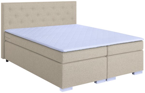 BOXSPRINGOVÁ POSTEĽ, 180/200 cm, béžová MID.YOU - Online Only spálne, Online Only