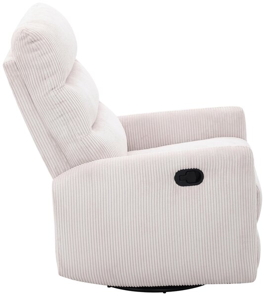 RELAXAČNÉ KRESLO, kov, textil, béžová Carryhome - Kreslá