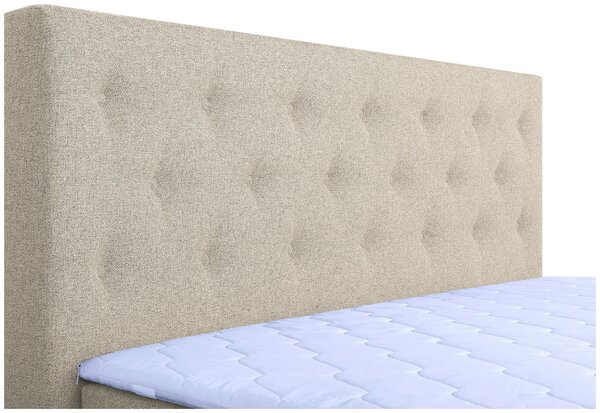 BOXSPRINGOVÁ POSTEĽ, 180/200 cm, béžová MID.YOU - Online Only spálne, Online Only