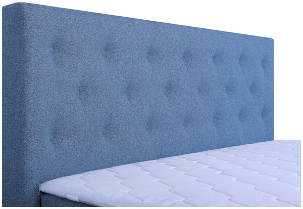 BOXSPRINGOVÁ POSTEĽ, 180/200 cm, modrá MID.YOU - Online Only spálne, Online Only
