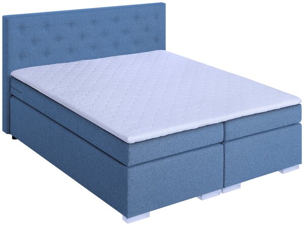 BOXSPRINGOVÁ POSTEĽ, 180/200 cm, modrá MID.YOU - Online Only spálne, Online Only