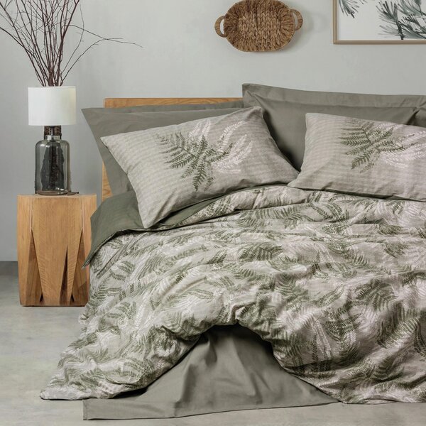 POSTEĽNÁ BIELIZEŇ, smaragdovozelená, 155/220 cm - Online Only bytové doplnky, Online Only
