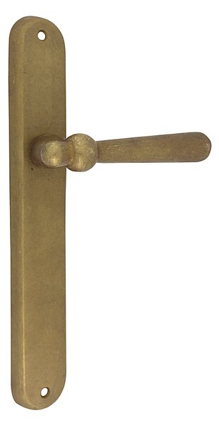 Dverné kovanie COBRA GAZELLE (OV - staromosadz), kľučka-kľučka, Otvor pre obyčajný kľúč BB, COBRA OV (staromosadz), 72 mm