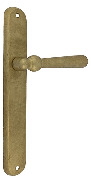 Dverné kovanie COBRA GAZELLE (OVS - surová mosadz), kľučka-kľučka, Otvor pre obyčajný kľúč BB, COBRA OVS, 72 mm