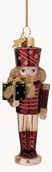 Ručne fúkaná vianočná ozdoba Nutcracker