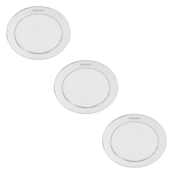Philips - SADA 3x LED Podhľadové svietidlo DIAMOND 1xLED/3,5W/230V 2700K