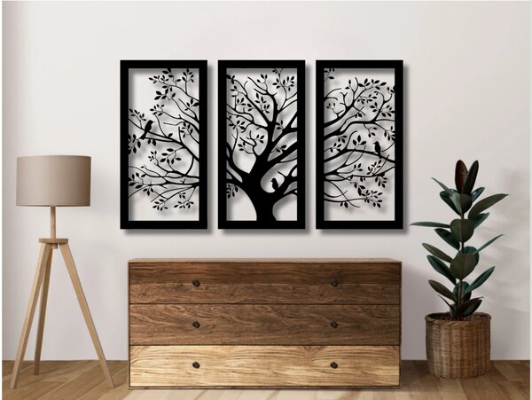 Karlsdesign.sk - Drevený strom života na stenu - Bird - 70x108