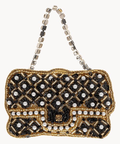 Ručne vyrobená vianočná ozdoba Designer Bag