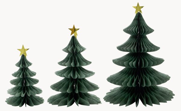 Ručne vyrobené vianočné ozdoby Tree, 3 ks