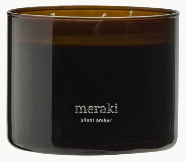 3-knôtová vonná sviečka Silent Amber (Tobacco)