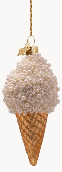 Ručne fúkaná vianočná ozdoba Ice Cream