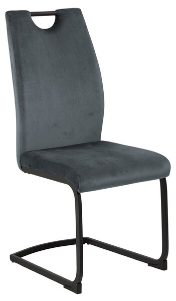 FLHF Jedálenská stolička Consthum, šedá/čierna