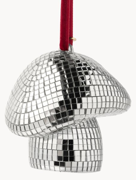 Trblietavá vianočná ozdoba Disco Mushroom