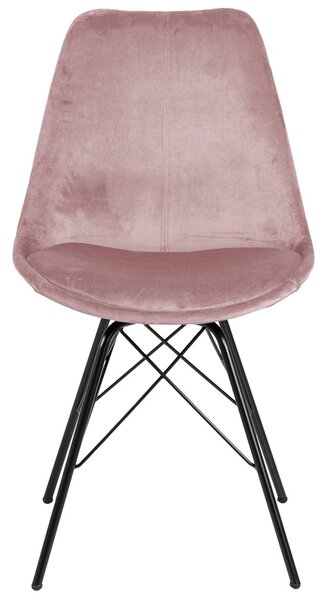 ACTONA Jedálenská stolička Kaesfurt, ružová/čierna