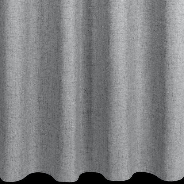 ZÁVES NA KRÚŽKOCH JULA2 140X250 CM STRIEBORNÁ