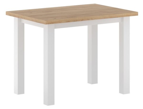 Dekorstudio Jedálenský stôl MONTE Dub zlatý craft 70x100 cm - biely