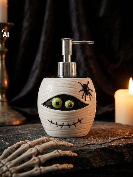 Sinsay - Dávkovač na mydlo s halloweenským motívom - biela