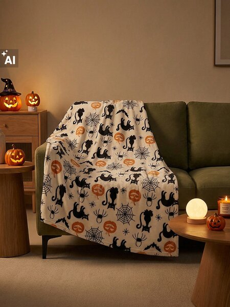 Sinsay - Deka s halloweenskym motívom - viacfarebná