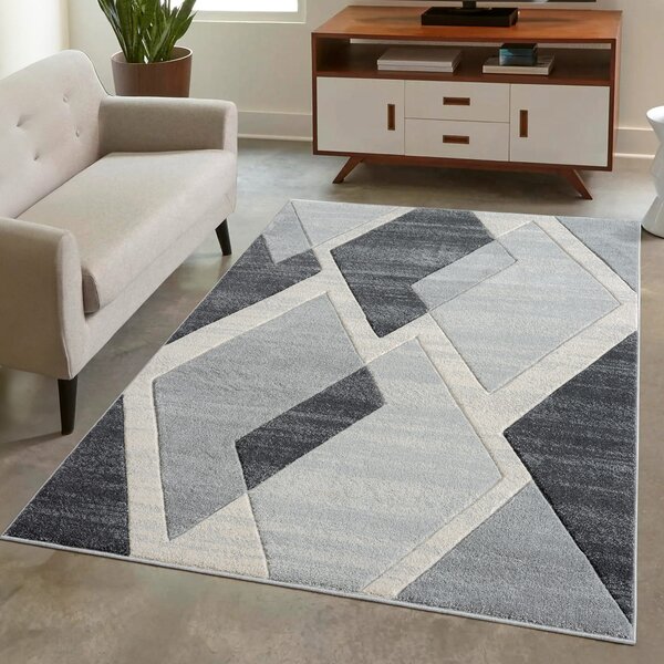 Dekorstudio Moderný koberec BONITO 7167 sivý Rozmer koberca: 200x290cm