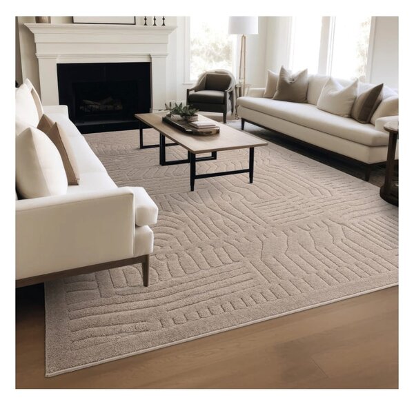 Béžový koberec 200x290 cm Valley – Asiatic Carpets