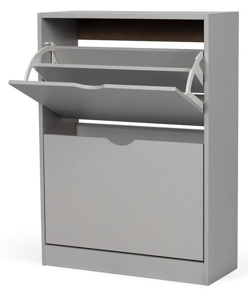 Botník AVENBERG SLIM FLIP 2 sivý