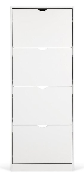 Botník AVENBERG SLIM FLIP 4 biely