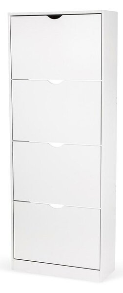 Botník AVENBERG SLIM FLIP 4 biely