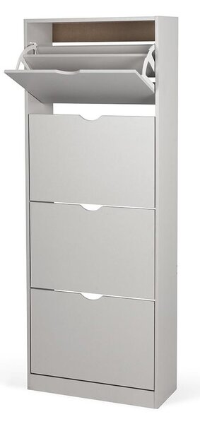 Botník AVENBERG SLIM FLIP 4 sivý