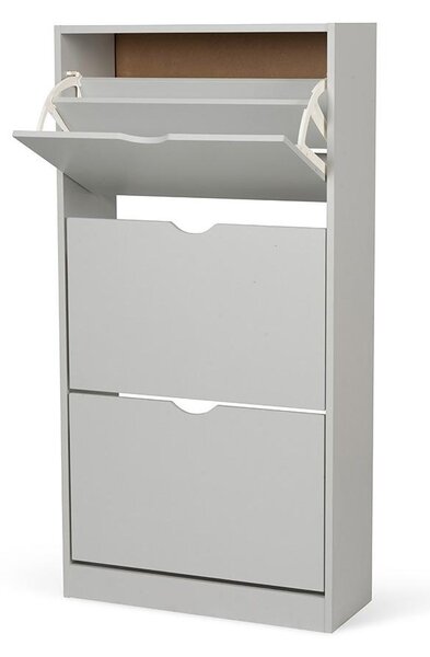 Botník AVENBERG SLIM FLIP 3 sivý