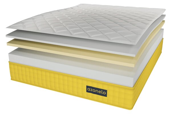 Azonelo Yellow ortopedický matrac s pamäťovou penou 120x200 cm - antialergický poťah