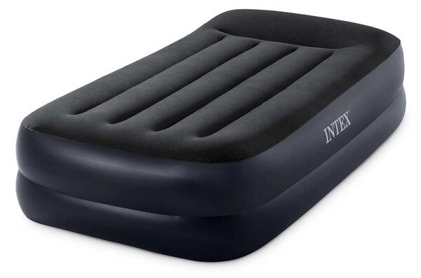 INTEX Nafukovací matrac pre jednu osobu s integrovanou elektrickou pumpou INTEX 64122