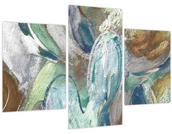 Obraz - Abstraktné maľba postavy (90x60 cm)