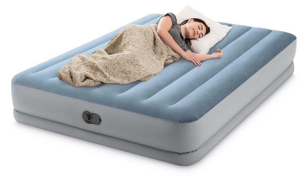 Veľký nafukovací matrac pre dve osoby 203x152x36 cm s integrovanou elektrickou pumpou INTEX 64159