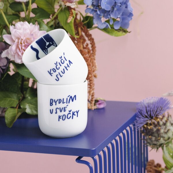 Porcelánový hrnček Kočičí sluha 270 ml