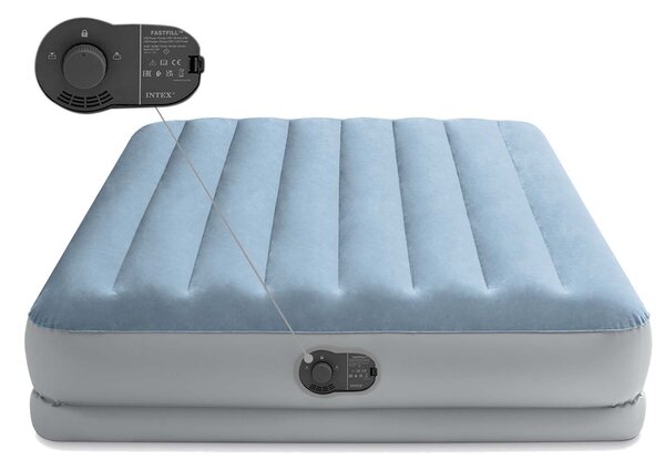Veľký nafukovací matrac pre dve osoby 203x152x36 cm s integrovanou elektrickou pumpou INTEX 64159