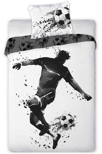 Bavlnené posteľné obliečky Futbalista - 100% bavlna - 140 x 200 cm + 70 x 90 cm