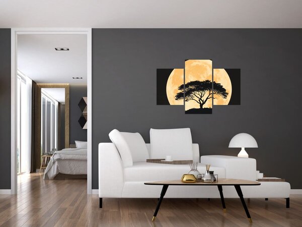 Obraz – Strom v zlatom splne II. (90x60 cm)