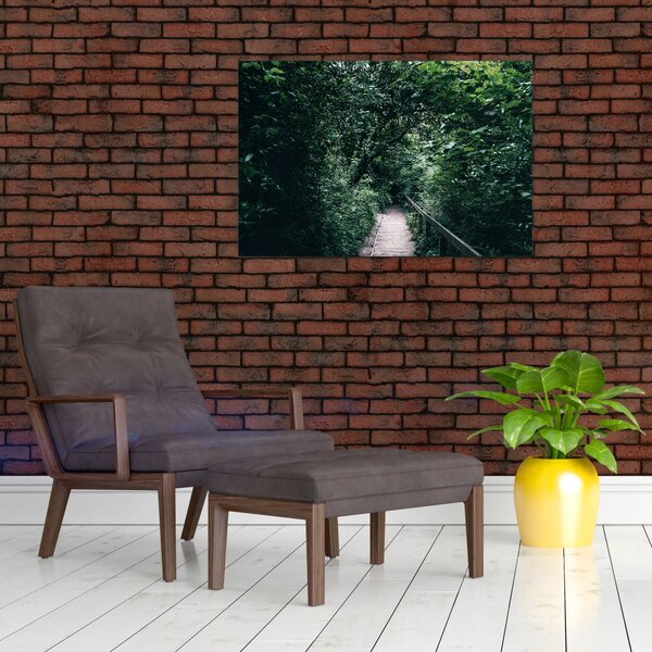 Obraz - Cesta lesom (90x60 cm)