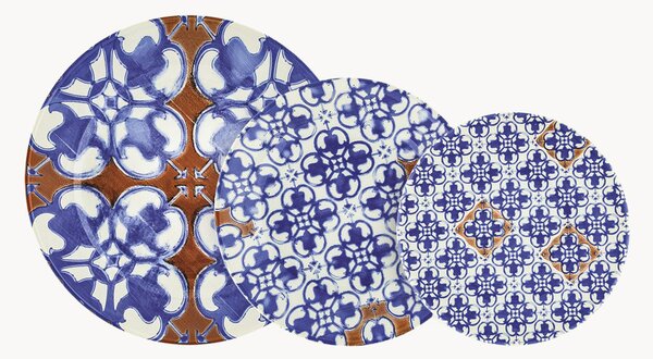 Porcelánová súprava riadu Ravello, 18 ks