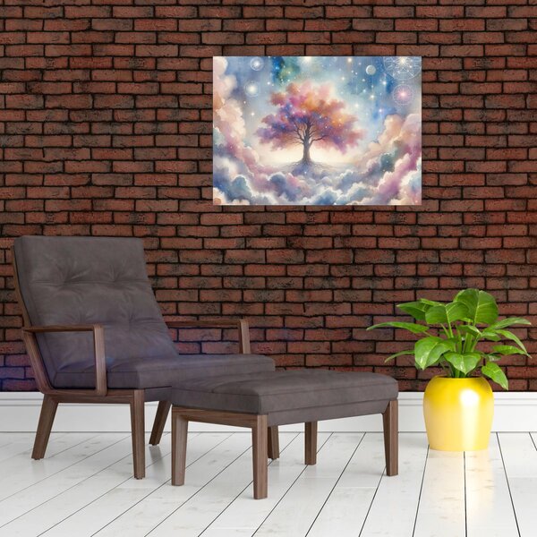 Obraz – Strom života v oblakoch (70x50 cm)