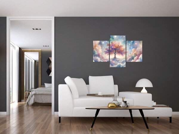 Obraz – Strom života v oblakoch (90x60 cm)