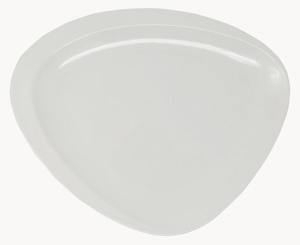 Porcelánové plytké taniere Carrara, 6 ks