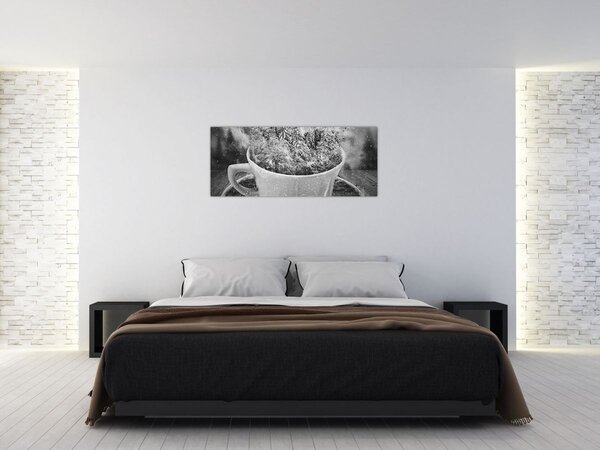 Obraz - Šálka prírody (120x50 cm)