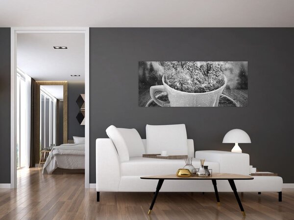 Obraz - Šálka prírody (120x50 cm)