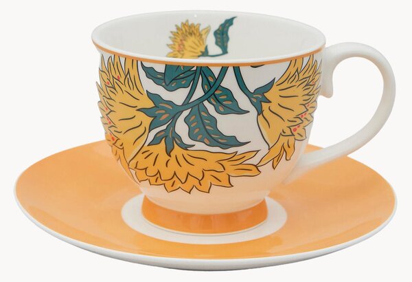 Porcelánová šálka na kávu's podšálkou Alice Yellow
