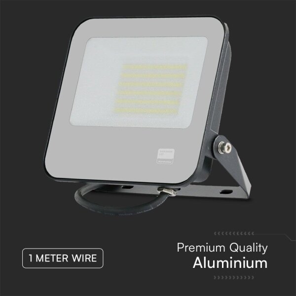 LED Reflektor SAMSUNG CHIP LED/50W/230V 4000K IP65 čierna