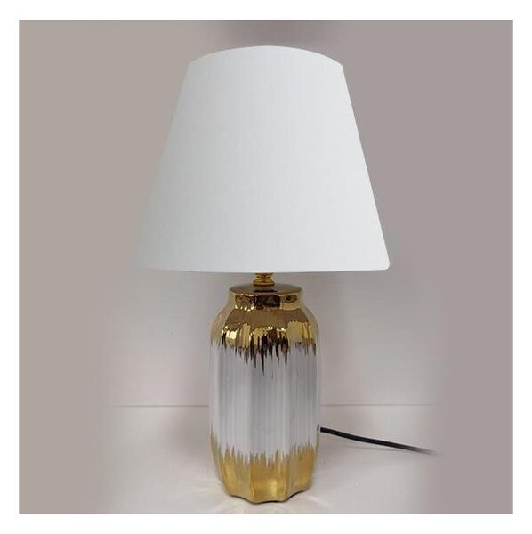 Stolná lampa 1xE14/60W/230V biela/zlatá
