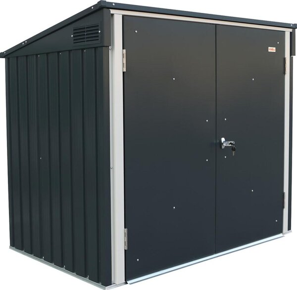 DURAMAX Úložný Box Na Popolnice 1477 L1542 X 96 X 1305 cm Kovový Antracit 74051